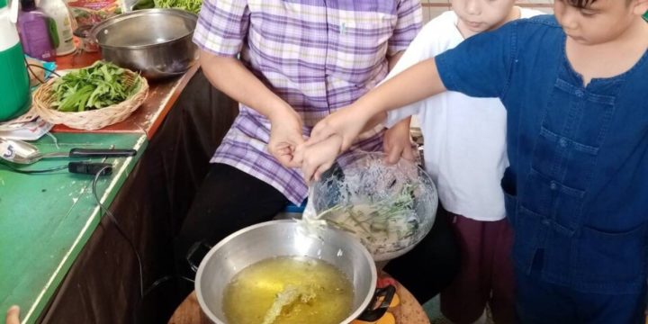 กิจกรรมโครงการเด็กกินผักอนุบาล3